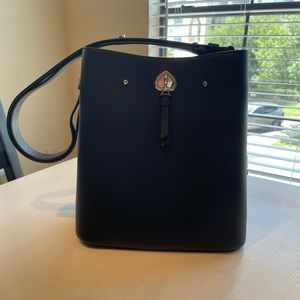 Black Kate Spade Bucket Bag